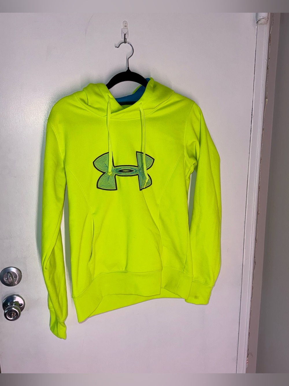 Under Armour Bright Lime Green Hooded Pullover